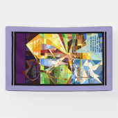 命の木イエズスの旗 横断幕 (横)