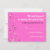 命の木バルミツワー返信カード 出欠カード (正面)