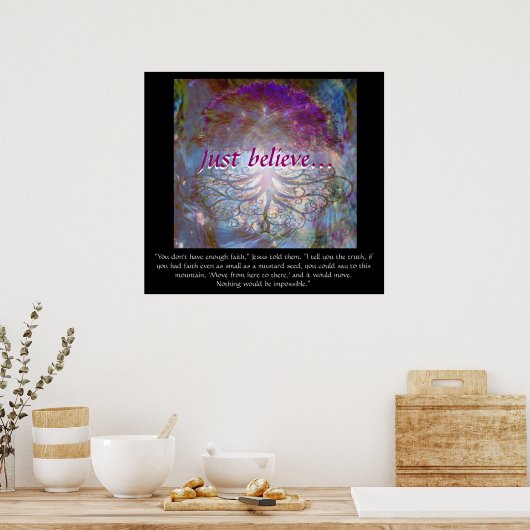 命の木信じ ポスター (キッチン)