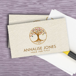 命の木 – カラフル葉 名刺