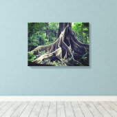命の木 キャンバスプリント (インサイチュ (ウッドフロア))