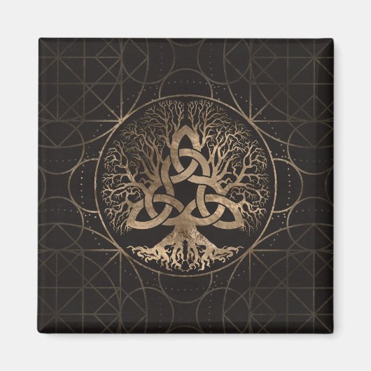 命の木 – トライケトラとYggdrasil マグネット (正面)