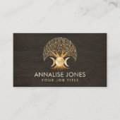 命の木 – トリプルムーン 名刺 (正面)