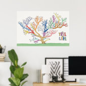 命の木 ポスター (ホームオフィス)