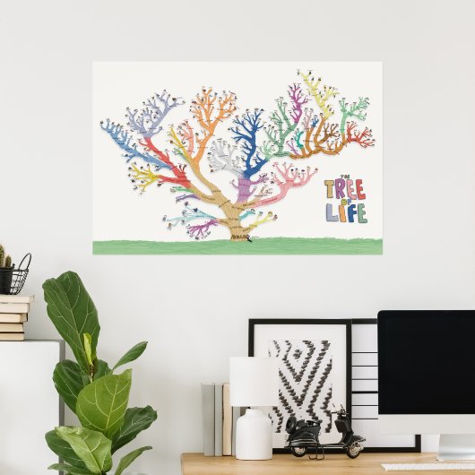 命の木 ポスター (ホームオフィス)