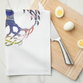 命の木,命の木,命の木の贈り物。 キッチンタオル (四つ折り)