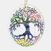 命の木，命の木，命の木の贈り物。 セラミックオーナメント (左)