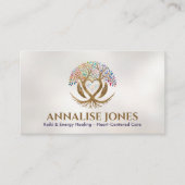 命の木 – 癒しの抱擁 名刺 (正面)