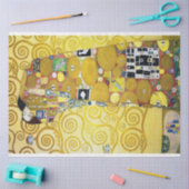 命の木(詳細),クリムト 薄葉紙 (クラフト)