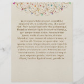 命の木 – Yggdrasil -カラフル葉 チラシ (裏面)