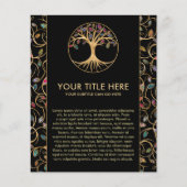 命の木 – Yggdrasil -カラフル チラシ (正面)