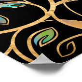 命の木 – Yggdrasil -カラフル ポスター (角)