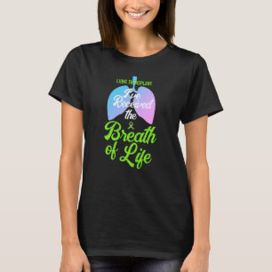 命の肺移植の息を受けた Tシャツ
