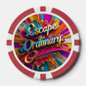 「命の隠れた宝」 ポーカーチップ (正面)