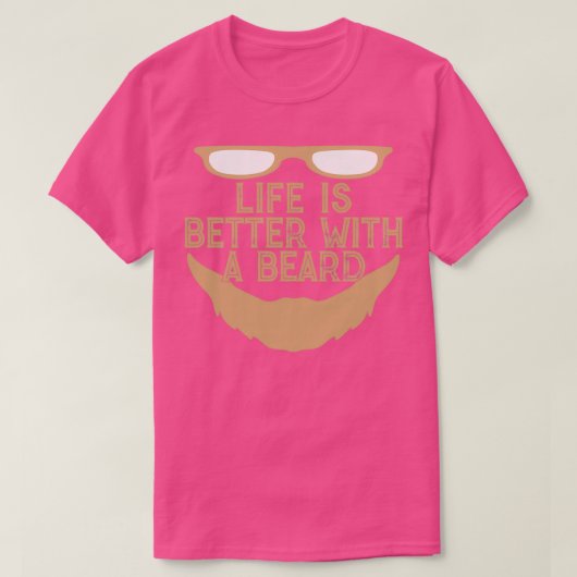 命はあごひげのほうが5 Tシャツ (デザイン正面)