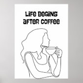 命はコーヒーの後に始まる ポスター (正面)