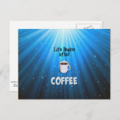 命はコーヒーの後に始まる ポストカード (正面/裏面)