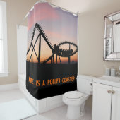 命はジェットコースター シャワーカーテン (インサイチュ)