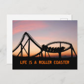 命はジェットコースター ポストカード (正面/裏面)