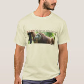 命は危ない。誰もそれを持っ生き延びていない – オラン Tシャツ (正面)