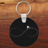 命は吹き荒らし キーホルダー (正面)