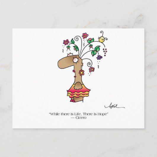 命は命を得る！April McCallumによるポストカード ポストカード (正面)