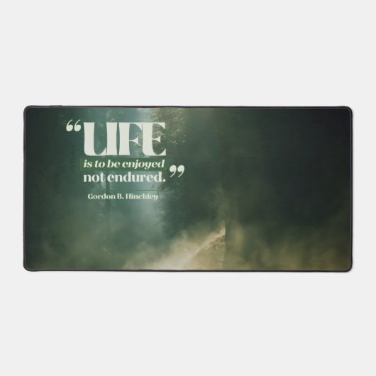 命は楽しむべし デスクマット (正面)