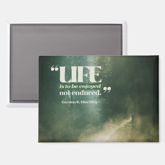 命は楽しむべし マグネット (正面/裏面)