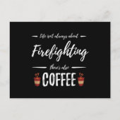 命は火の戦いについてではないコーヒーもある シーズンポストカード (正面)