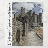 命は素晴らし酒の方が好実在い ワインラベル (シングルラベル)