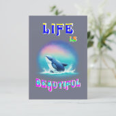 命は美しいエルマナス・アフリカ9月鯨 サンキューカード (スタンド正面)