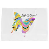 命は蝶 ラージペーパーバッグ (裏面)