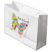 命は蝶 ラージペーパーバッグ (正面アングル)