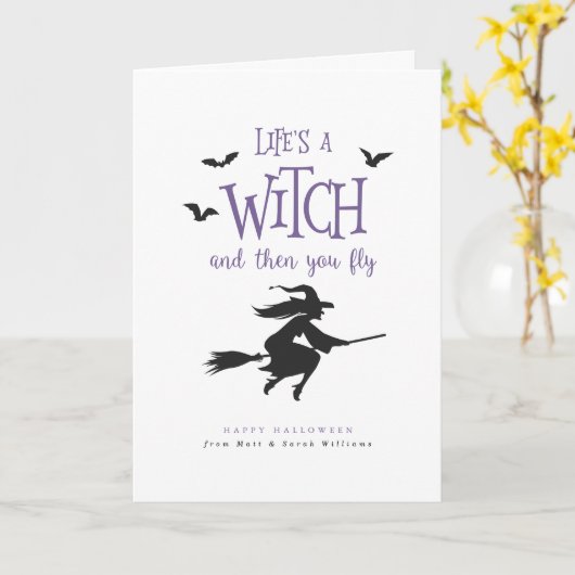 命は魔女だ逃げろ カード (黄色い花)