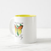 命を吹き飛ばしてはならない ツートーンマグカップ (正面左)