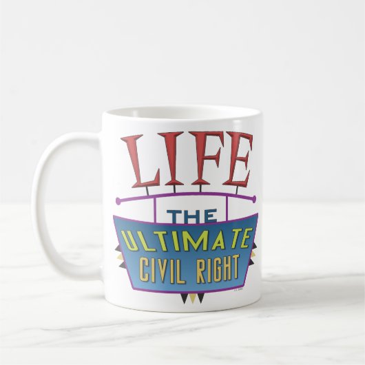 命を守るマグカップ コーヒーマグカップ (左)