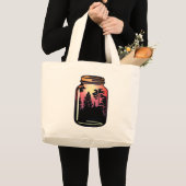 命を守シンプルる ラージトートバッグ (正面(商品))