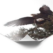 命を懸け威厳のあるて交配するハゲの一対 フォトプリント            (角)