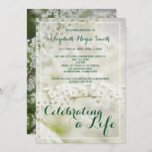 『命を祝うメモリアルサービス』ベイビーズブレス 招待状 (正面/裏面)