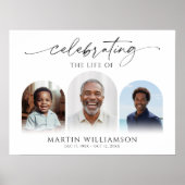 命を祝う 3枚の写真　メモリアル ポスター (正面)