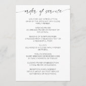 命エレガント令のお祝い プログラム (裏面)