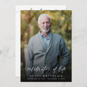 命エレガント令のお祝い プログラム (正面/裏面)