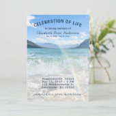 命エレガント命記念招待状お祝い 招待状 (スタンド正面)