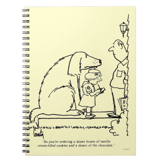 命令のクッキー ノートブック (正面)