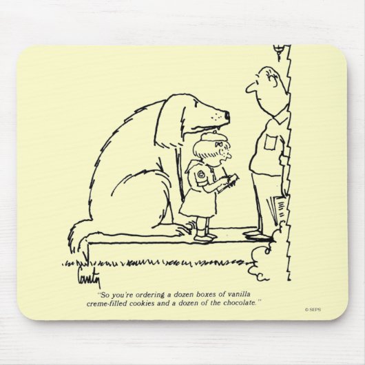 命令のクッキー マウスパッド (正面)