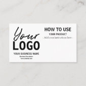 命令カードの使用方法 名刺 (正面)