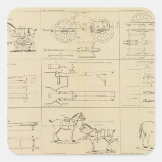 命令、店舗等 スクエアシール (正面)