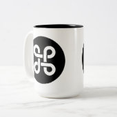 命令Apple Macのイデオロギー ツートーンマグカップ (正面左)