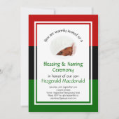 命名賛美式 |アフリカのパン |写真 招待状 (正面)