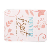 命忘れを信じてどんなに良い事でも マグネット (横)